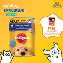 Pedigree Adult Chicken Loaf Wet Dog Food 400g (Single)