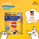 Pedigree Adult Chicken Loaf Wet Dog Food 700g (2 cans)