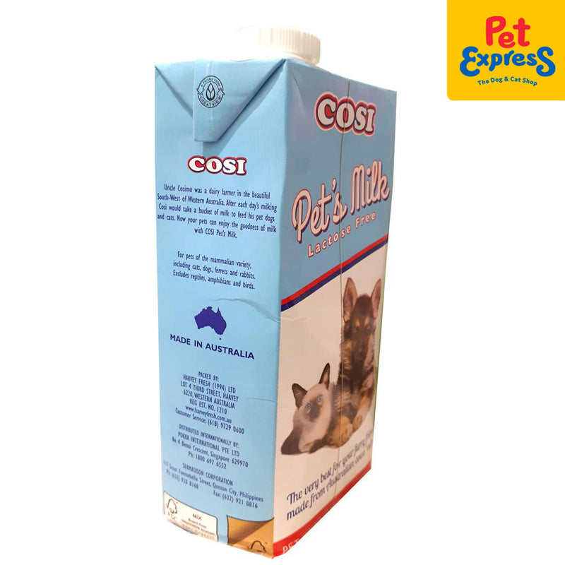 Cosi Pet's Milk 1L (2 cartons)