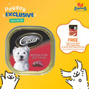 Cesar Adult Beef and Liver Wet Dog Food 100g (12 pcs)