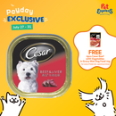 Cesar Adult Beef and Liver Wet Dog Food 100g (12 pcs)