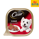 Cesar Adult Beef and Liver Wet Dog Food 100g (12 pcs)