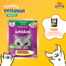 Whiskas Adult Tuna Wet Cat Food 80g (14 pouches)