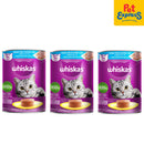 Whiskas Adult Ocean Fish Wet Cat Food 400g (3 cans)