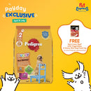 Pedigree Puppy Chicken and Egg with Milk Dry Dog Food 1.3kg