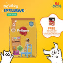 Pedigree Puppy Chicken and Egg with Milk Dry Dog Food 1.3kg