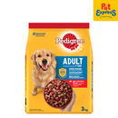 Pedigree Adult Beef and Vegetables Dry Dog Food 3kg
