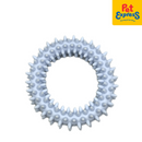 Lucky Dog Spiky Ring Dog Toy Blue