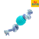 Lucky Dog Dental Rope Dog Toy Aqua Blue