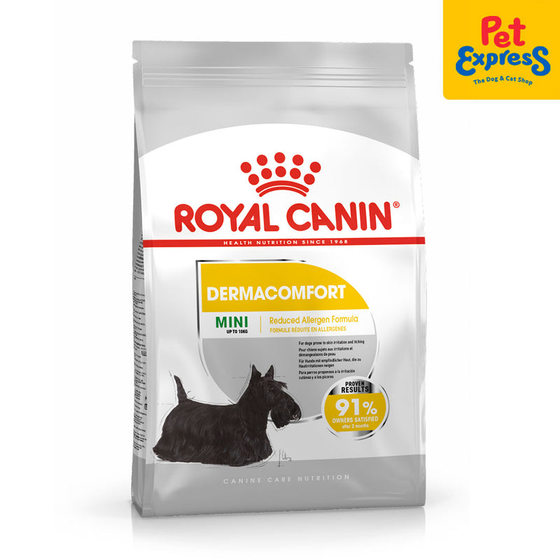 Royal Canin Canine Care Nutrition Adult Mini Dermacomfort Dry Dog Food 8kg