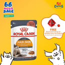 Royal Canin Feline Care Nutrition Adult Hair and Skin Wet Cat Food 85g (12 pouches)