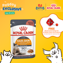 Royal Canin Feline Care Nutrition Adult Hair and Skin Wet Cat Food 85g (12 pouches)