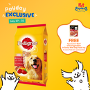 Pedigree Adult Beef and Vegetables Dry Dog Food 20kg