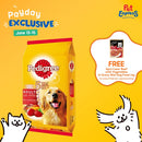 Pedigree Adult Beef and Vegetables Dry Dog Food 20kg