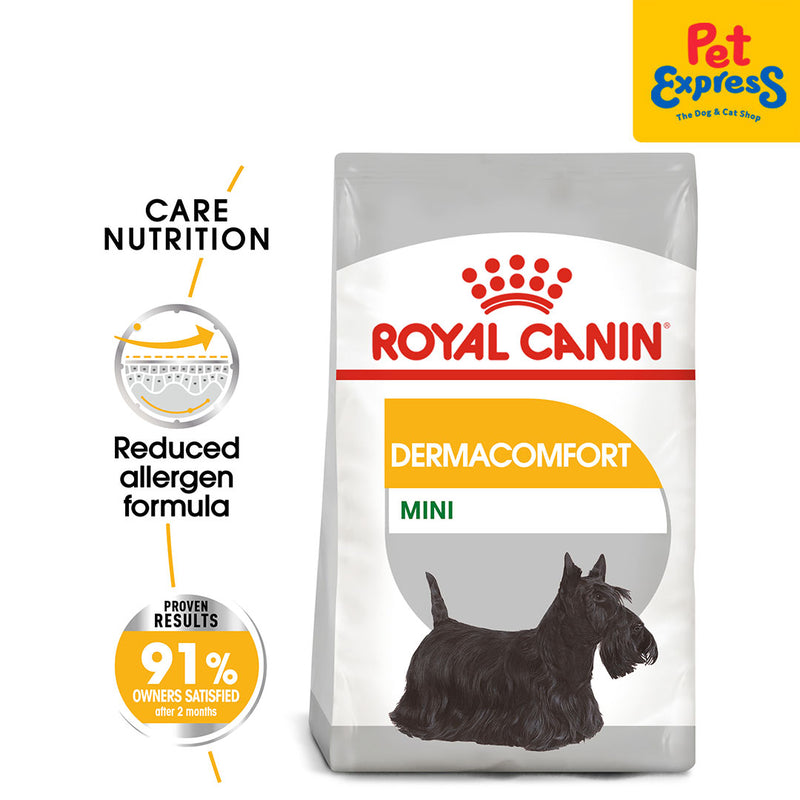 Royal Canin Canine Care Nutrition Adult Mini Dermacomfort Dry Dog Food 3kg