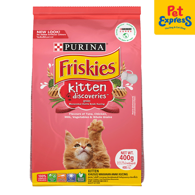 Friskies Kitten Discoveries Dry Cat Food 400g