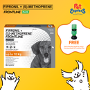 Frontline Plus Tick and Flea Drops for Small Breed Dogs up to 10kg 3x0.67ml (3 pipets)