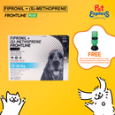 Frontline Plus Tick and Flea Drops for Medium Breed Dogs 10-20kg 3x1.34ml (3 pipets)