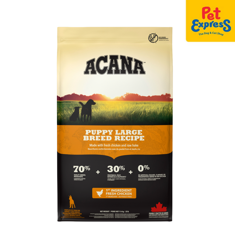 Acana Puppy Large Breed Dry Dog Food 11.4kg