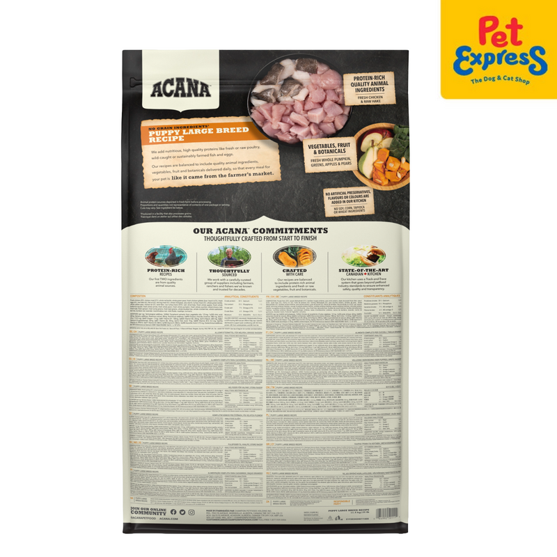 Acana Puppy Large Breed Dry Dog Food 11.4kg