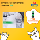 Frontline Plus Tick and Flea Drops for Cats 3x0.50ml (3 pipets)
