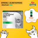 Frontline Plus Tick and Flea Drops for Cats 3x0.50ml (3 pipets)