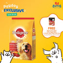 Pedigree Adult Beef and Vegetables Dry Dog Food 1.5kg