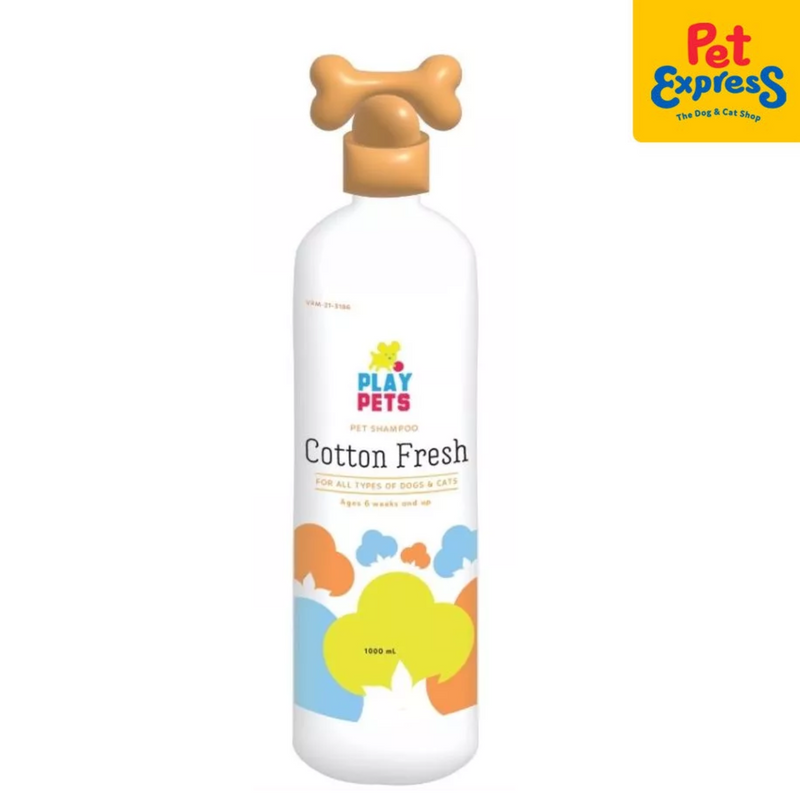 Play Pets Cotton Fresh Pet Shampoo 1L