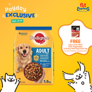 Pedigree Adult Chicken and Vegetables Dry Dog Food 1.5kg
