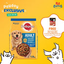 Pedigree Adult Chicken and Vegetables Dry Dog Food 1.5kg