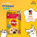 Pedigree Adult Beef Wet Dog Food 1.15kg (Single)