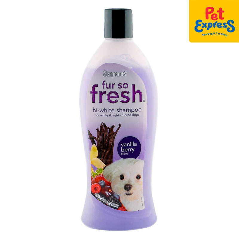 Sergeant's Fur so Fresh Hi-White Dog Shampoo 18oz