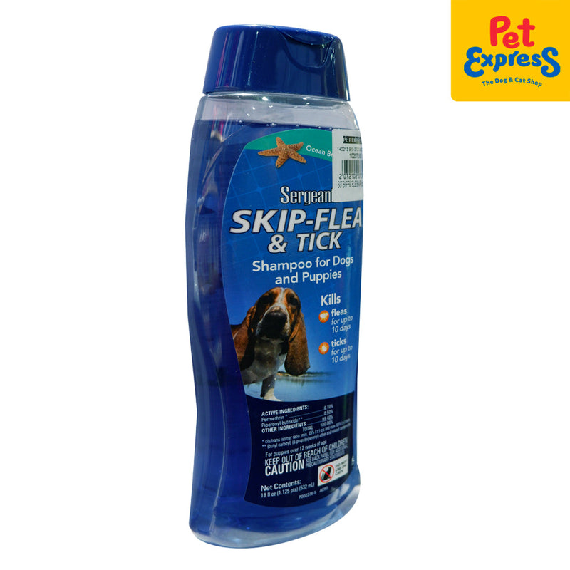 Sergeant's Skip Flea and Tick Ocean Breeze Scent Dog Shampoo 18oz