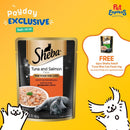 Sheba Adult Tuna and Salmon Wet Cat Food 70g (12 pouches)