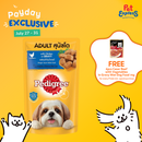 Pedigree Adult Chicken Chunks in Gravy Wet Dog Food 130g (12 pouches)