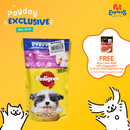 Pedigree Puppy Chicken Chunks in Gravy Wet Dog Food 130g (12 pouches)