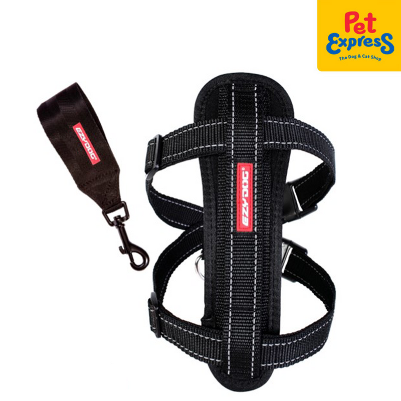 EzyDog Chestplate Dog Harness Medium Black