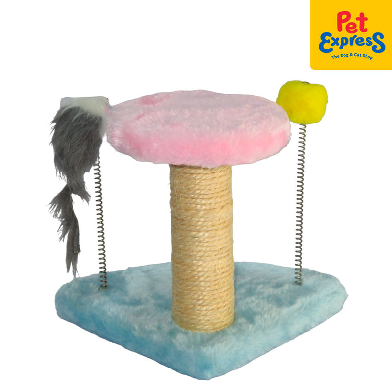 Approved Cat Scratch Post Blue and Pink B104-1102