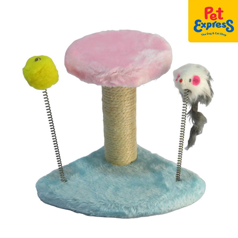 Approved Cat Scratch Post Blue and Pink B104-1102