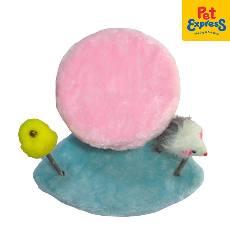 Approved Cat Scratch Post Blue and Pink B104-1102