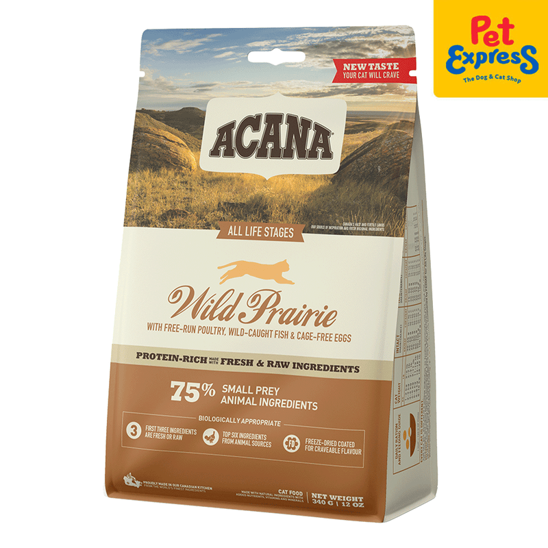 Acana Wild Prairie Kitten and Cat Dry Cat Food 340g