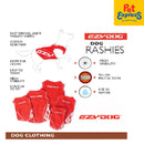 EzyDog Rashie Dog Apparel Medium Red