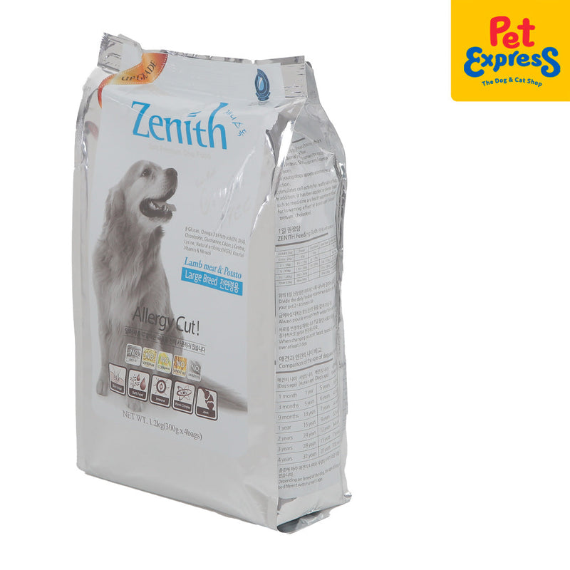 Zenith Grain Free Premium Large Breed Lamb and Potato Dry Dog Food 1.2kg