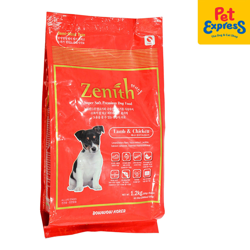 Zenith Soft Large Breed Lamb and Chicken Dry Dog Food 1.2kg