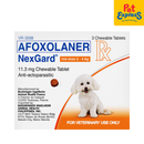 NexGard Chewable Tablet for Small Breed Dogs 2-4kg / 4-10lbs (3 tablets)
