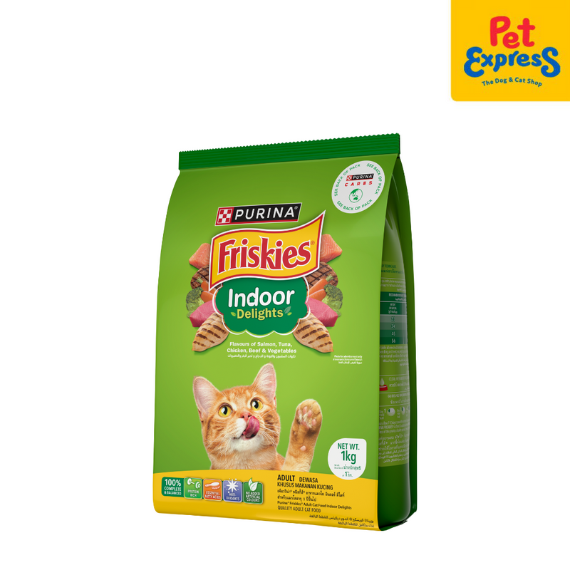 Friskies Indoor Delights Dry Cat Food 1kg