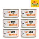 Kit Cat Deboned Tuna and Salmon Wet Cat Food 80g (6 cans)