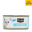 Kit Cat Deboned Tuna and Scallop Wet Cat Food 80g (6 cans)