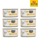 Kit Cat Deboned Tuna and Chicken Wet Cat Food 80g (6 cans)