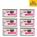 Kit Cat Deboned Chicken and Prawn Wet Cat Food 80g (6 cans)